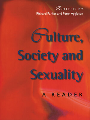 cover image of Culture, Society and Sexuality
